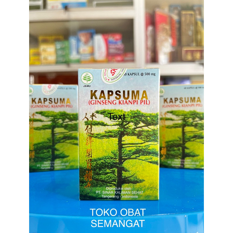 KAPSUMA ginseng kianpi pil