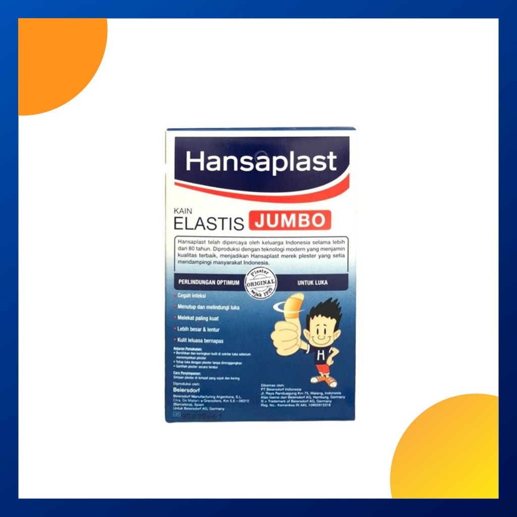 Hansaplast Kain Elastis Jumbo Box 50 Pcs
