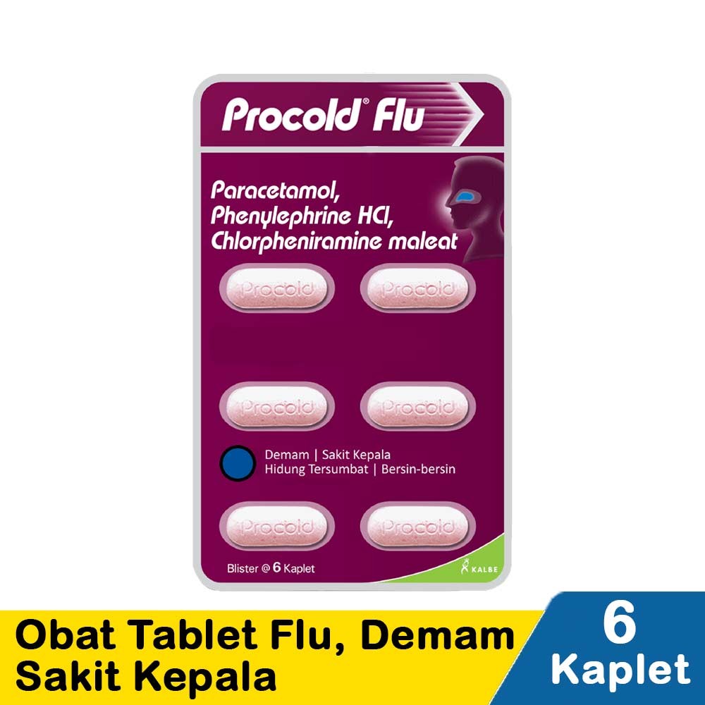PROCOLD TABLET FLU 6'S