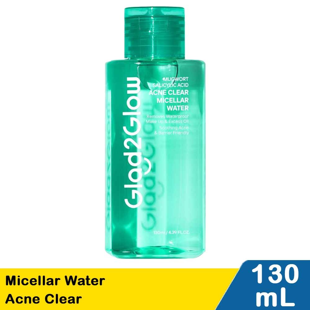 GLAD2GLOW MICELLAR WATER ACNE CLEAR 130mL