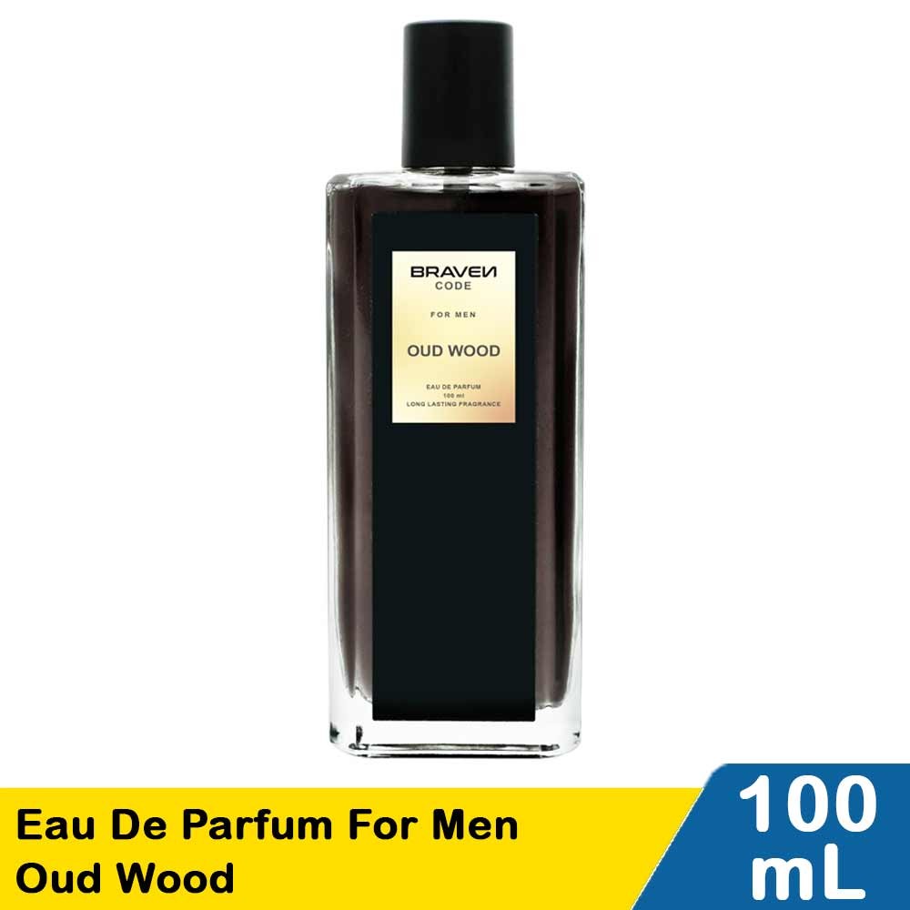 BRAVEN EAU DE PARFUM FOR MEN OUD WOOD 100mL