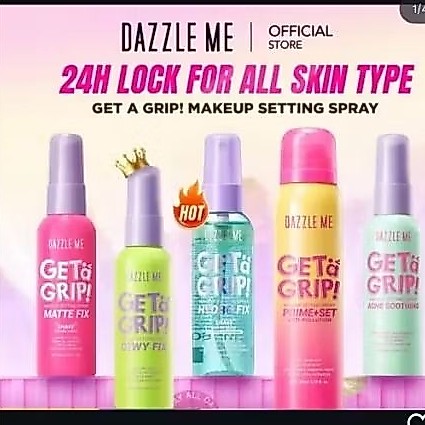Dazzle Me Get a Grip! Makeup Setting Spray