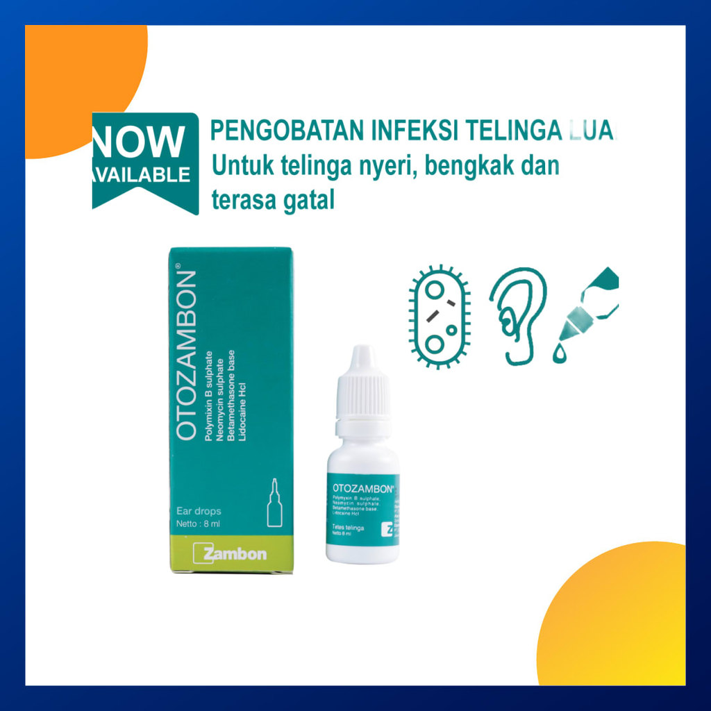 OTOZAMBON EARDROP 1 BOTOL @ 8 ML