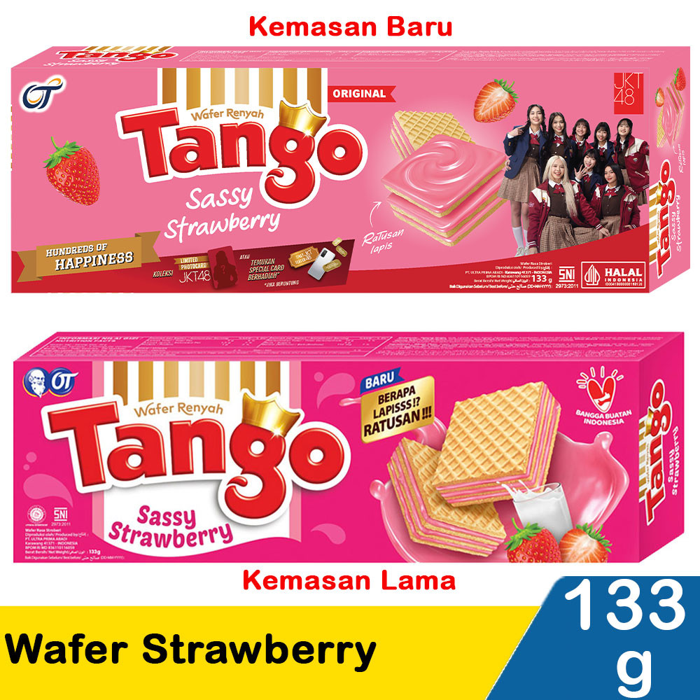 TANGO WAFER STRAWBERRY JAM 163/133g
