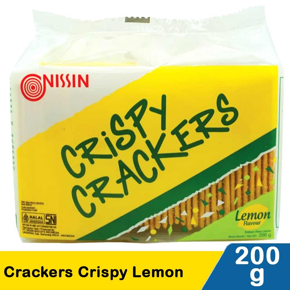 NISSIN CRACKERS CRISPY LEMON 200g