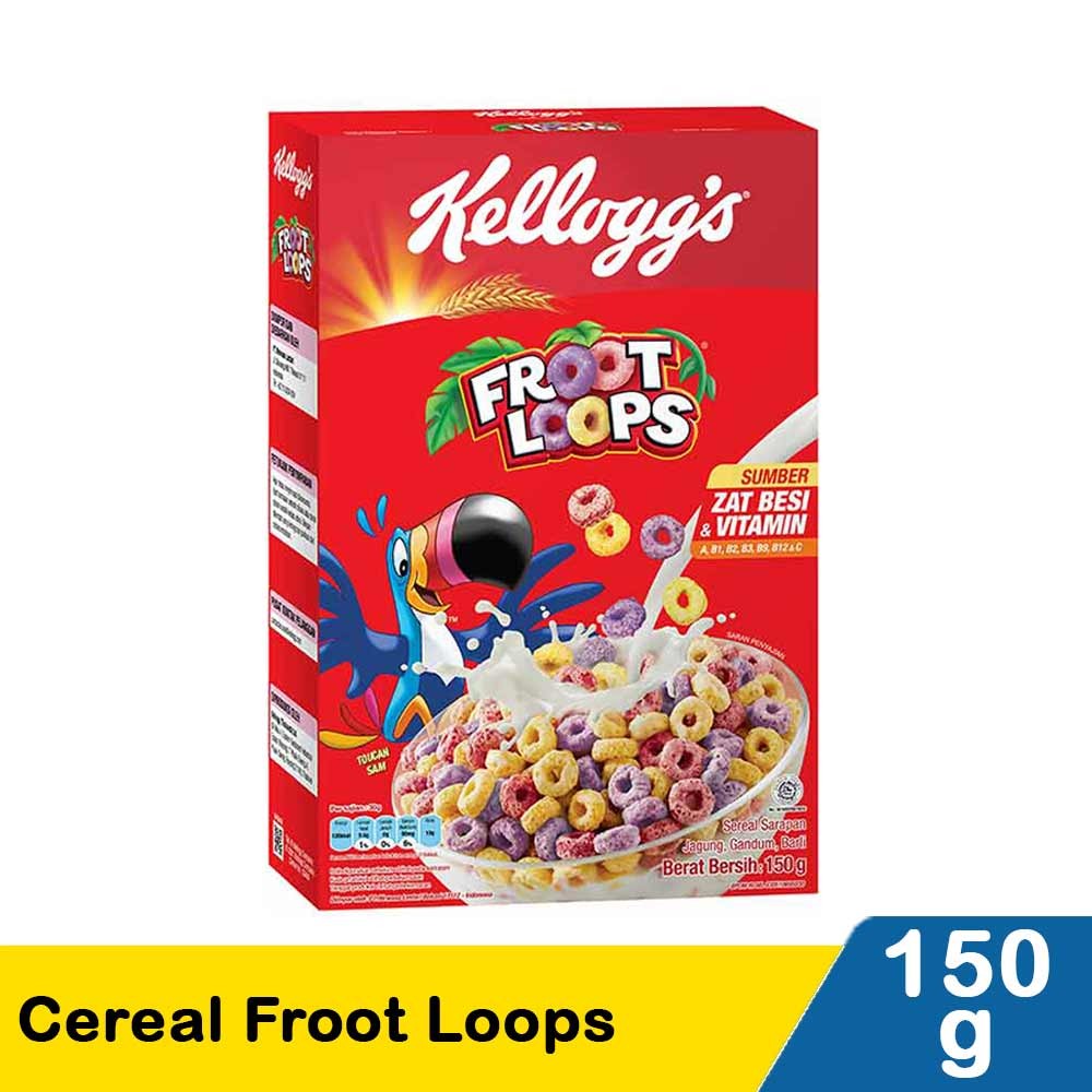 KELLOGG'S CEREAL FROOT LOOPS 150g