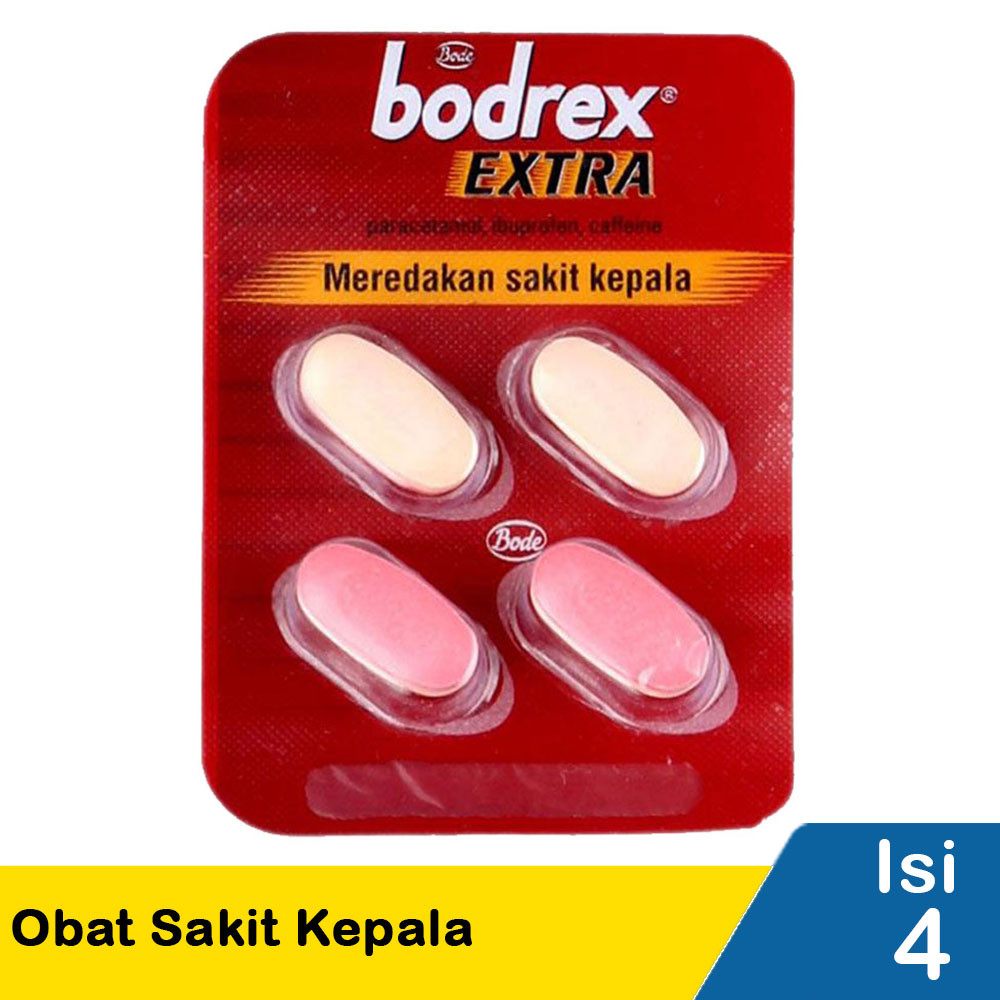 BODREX EXTRA OBAT SAKIT KEPALA 4'S