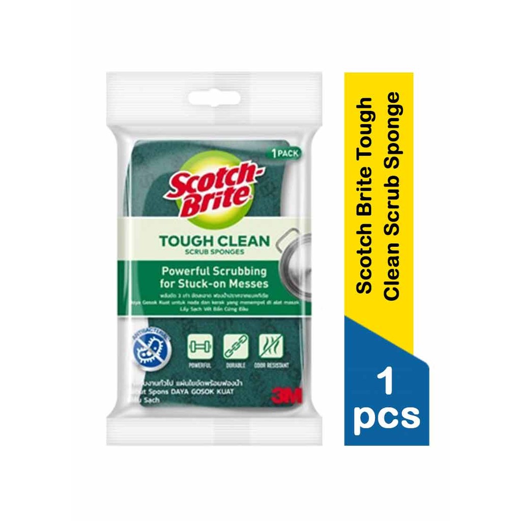 SCOTCH BRITE TOUGH CLEAN SCRUB SPONGE