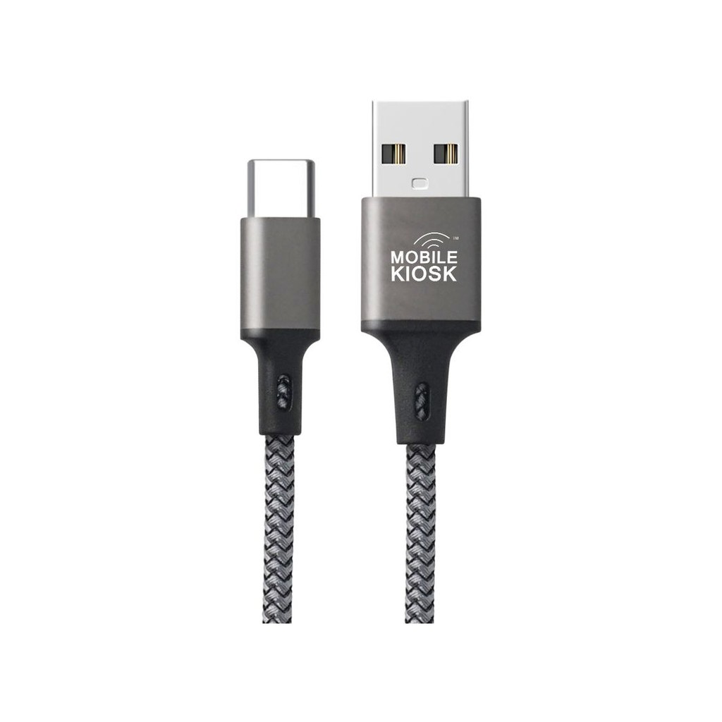 MOBILE KIOSK BRAIDED 2A USB CABLE TYPE C