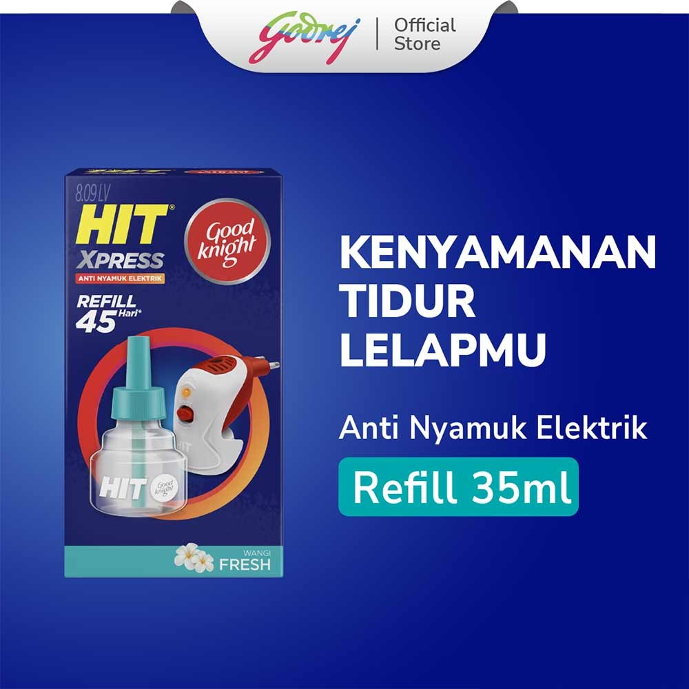 HIT ANTI NYAMUK REFILL EXPERT FRESH 35mL