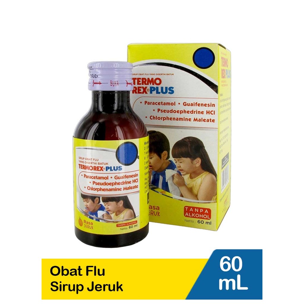TERMOREX PLUS SIRUP OBAT FLU JERUK 60mL