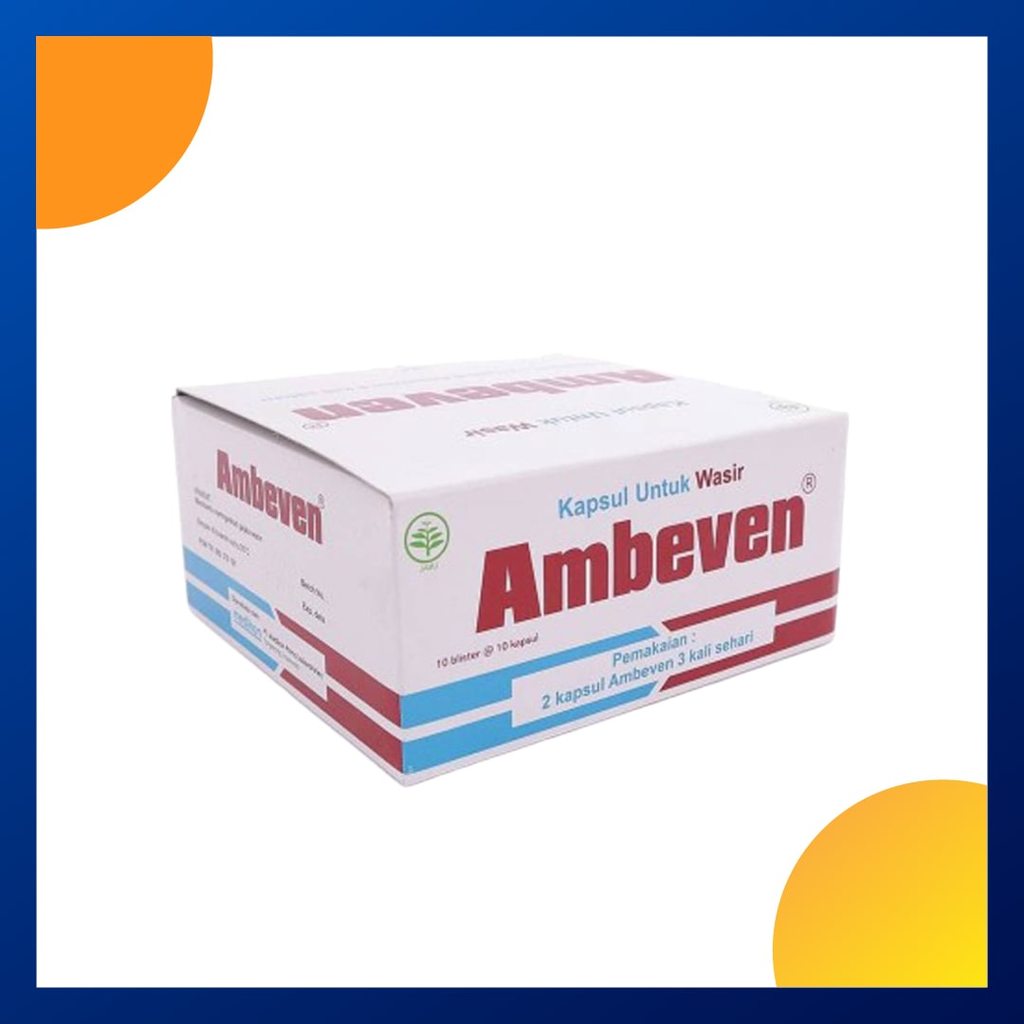 Ambeven Box Isi 100 Kapsul