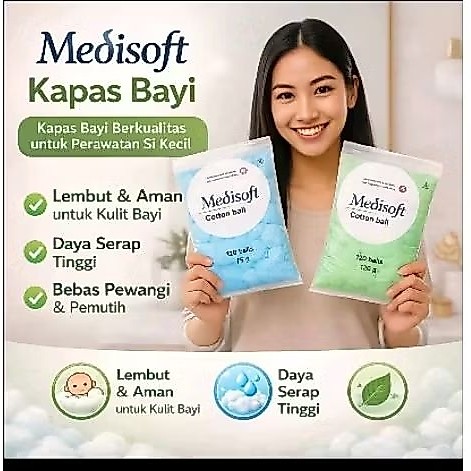 Kapas Medisoft Ready Green