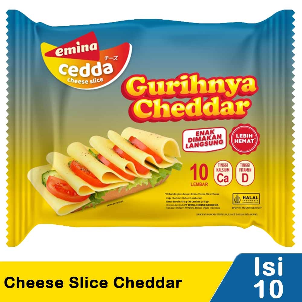 EMINA CHEESE SLICE CEDDA 10'S