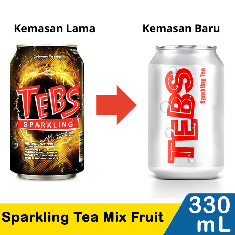 TEBS SPARKLING MIX FRUIT 330mL