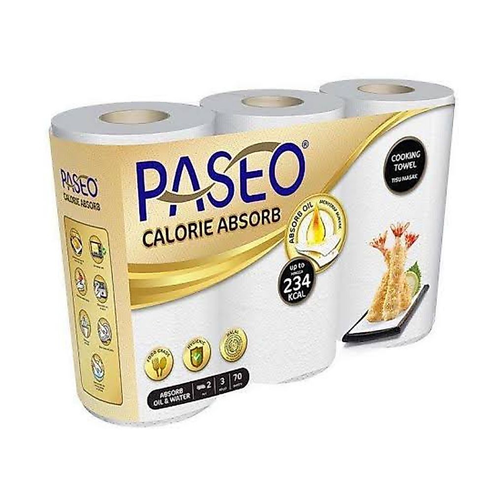PASEO ELEGANT TOWEL TISSUE 3'S ( PACK)