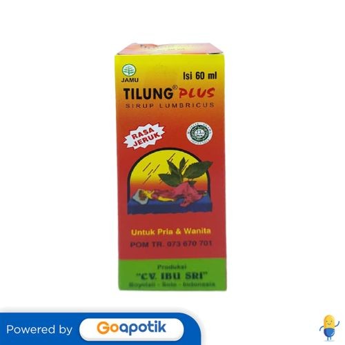 Tilung Syrup Isi 60 Ml Botol