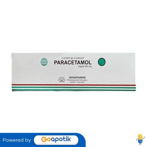 Paracetamol Novapharin 500 Mg Box 100 Kaplet
