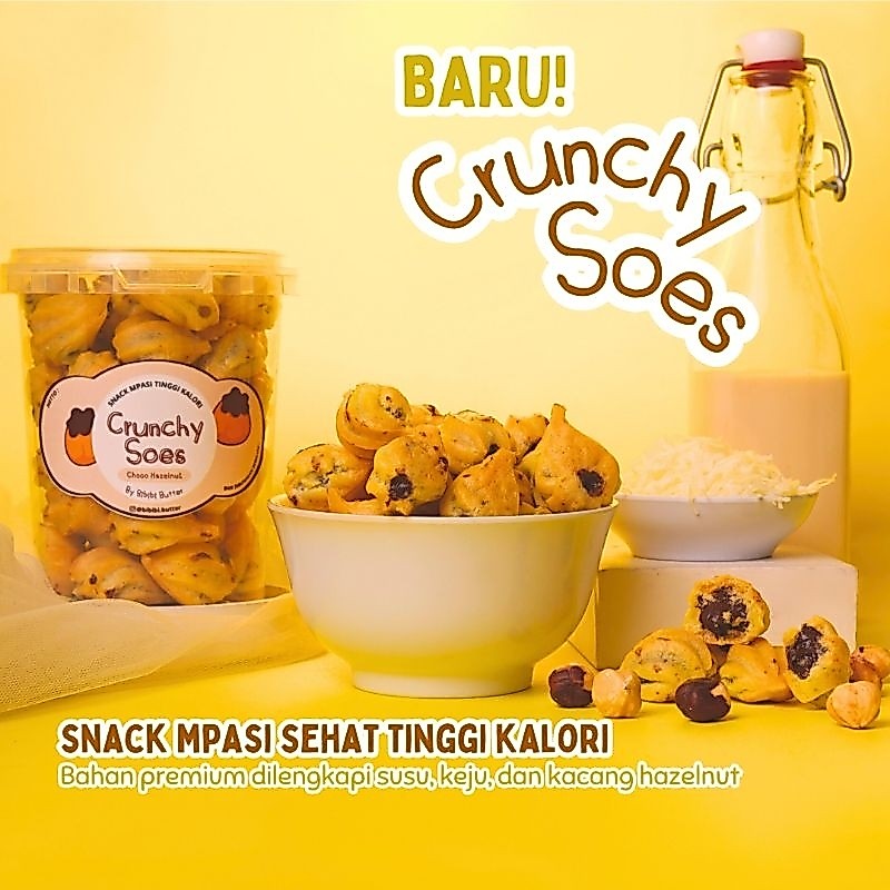 Crunchy Soes Choco Hazelnut - Bibibi MPASI