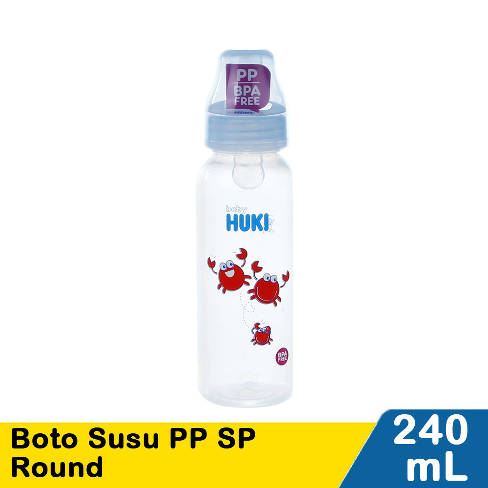 HUKI BABY BOTOL SUSU PP SP ROUND  240mL