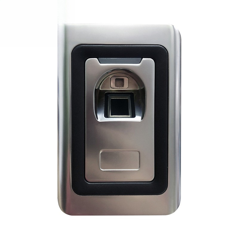 Metal Fingerprint Standalone Access Controller - Program by remote control or Add card and Delete card