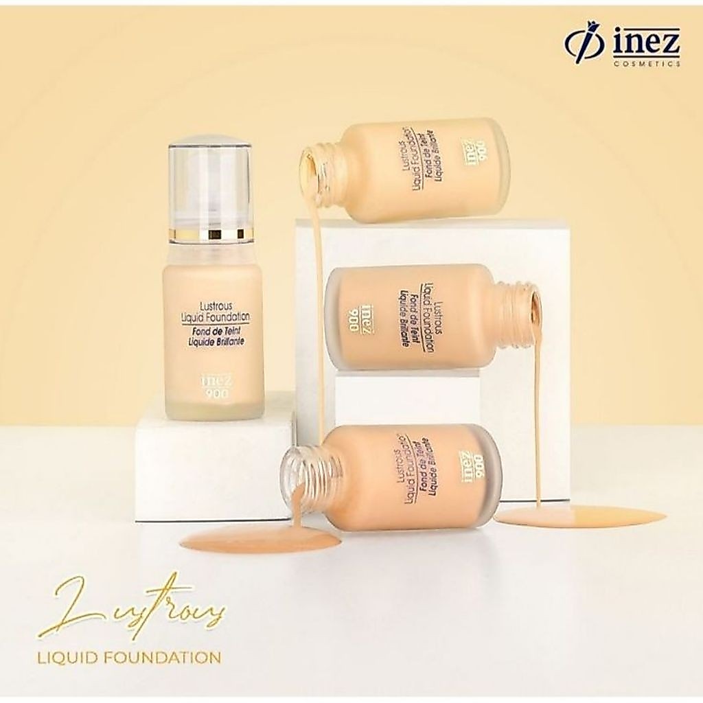 Lustrous liquid foundation inez