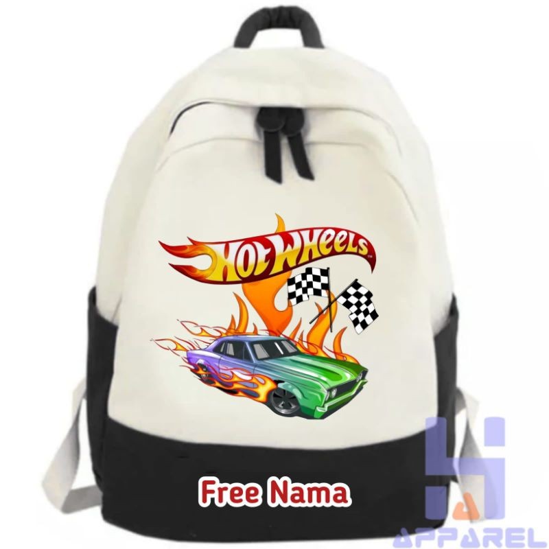 TAS RANSEL ANAK HOTWHEELS