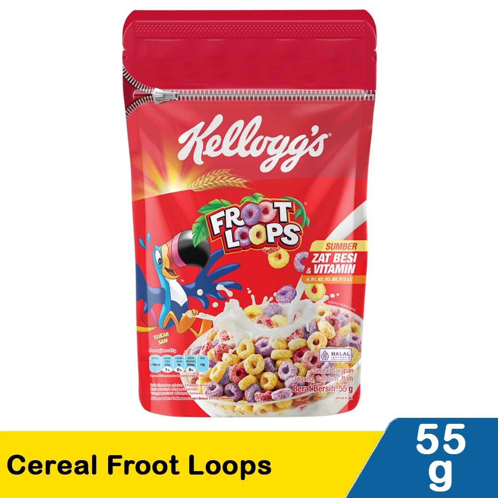 KELLOGG'S CEREAL FROOT LOOPS 55g