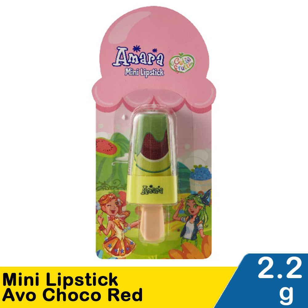AMARA MINI LIPSTICK AVO CHOCO RED 2.2g