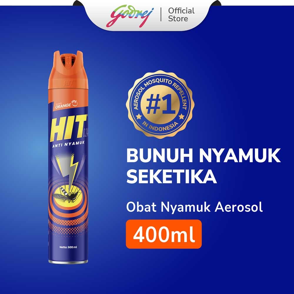 HIT INSEKTISIDA SPRAY ORANGE 400mL