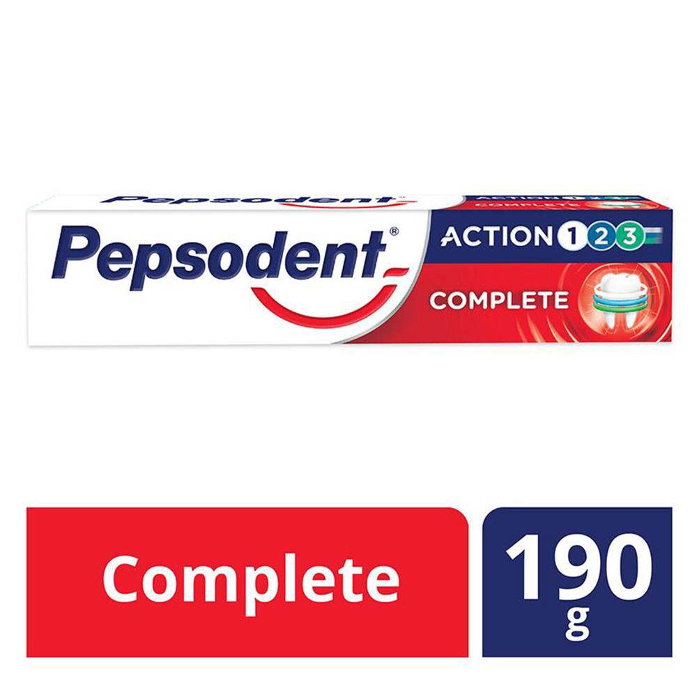 PEPSODENT PASTA GIGI ACTION 123 COMPLETE  190g