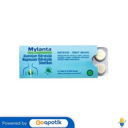 Mylanta Strip Isi 10 Tablet