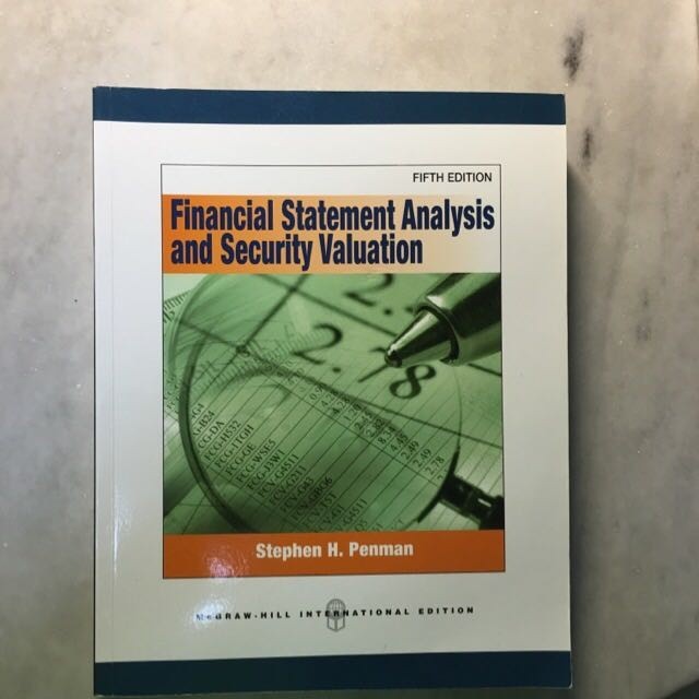 Financial Statement Analysis and Security Valuation 5th Edition Penman