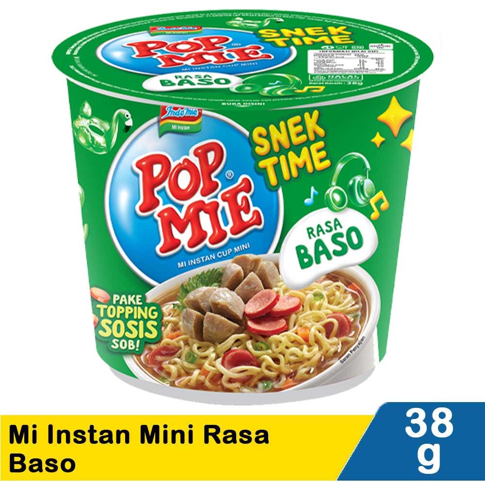 POP MIE MI INSTAN MINI / SNEK TIME BASO SAPI 38g