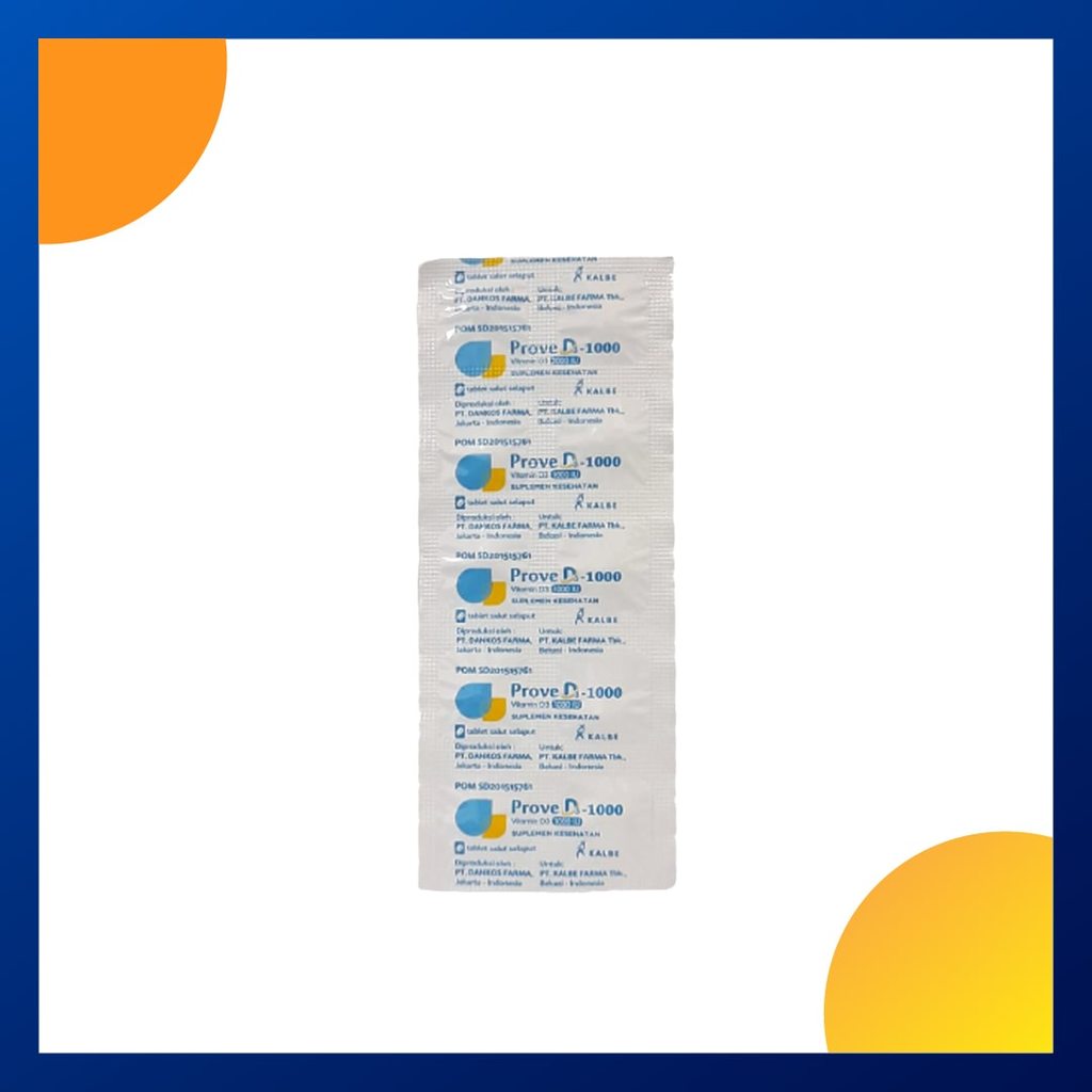 Prove D3 1000 Iu Strip 10 Tablet