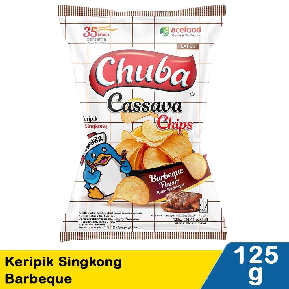 CHUBA KERIPIK SINGKONG BARBEQUE 140/125g