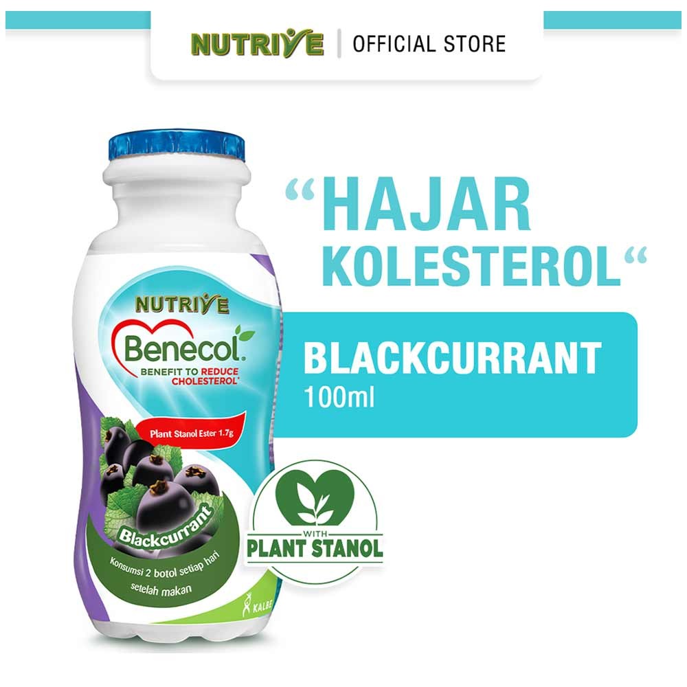 NUTRIVE MINUMAN BENECOL BLACKCURRANT 100mL