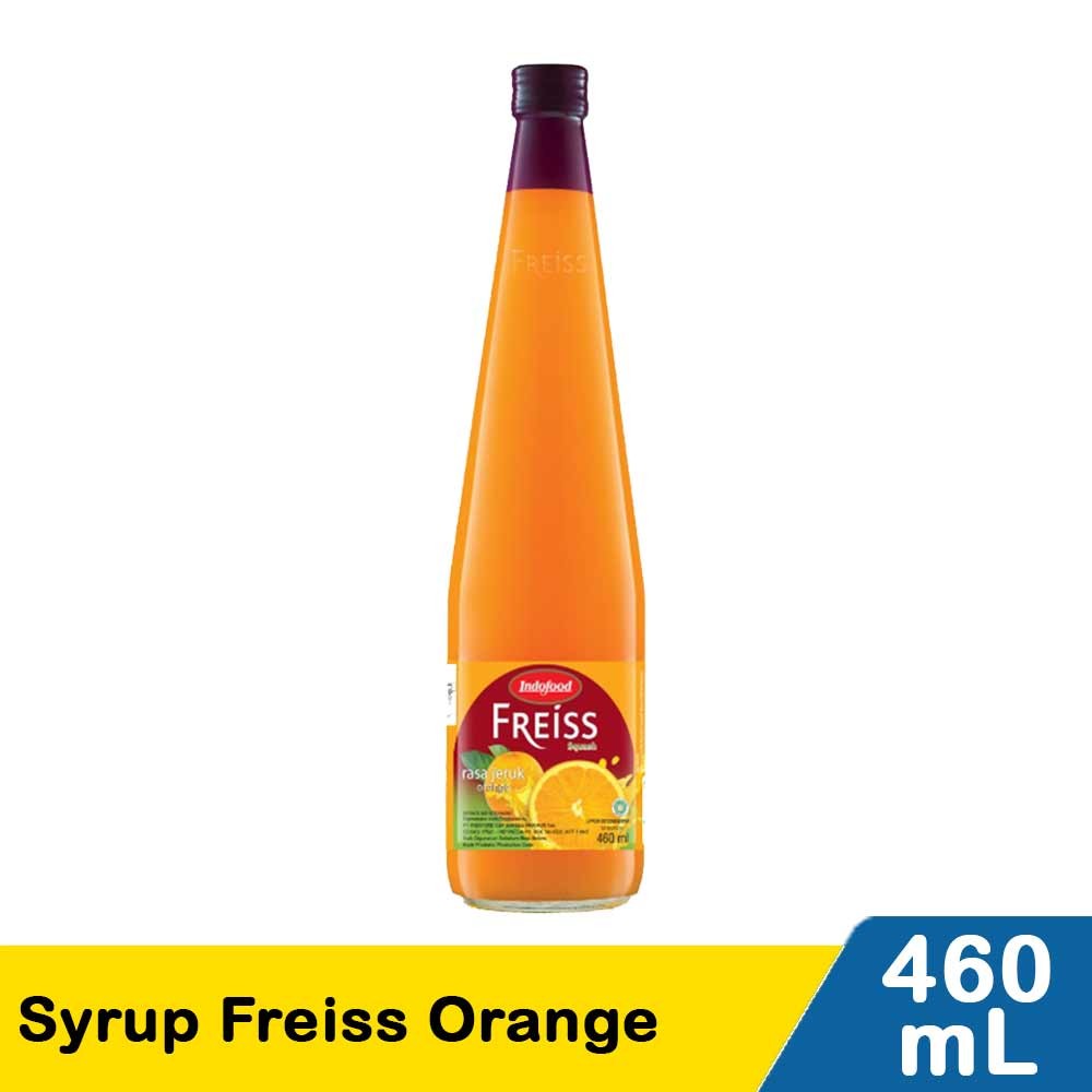 INDOFOOD SYRUP FREISS SQUASH ORANGE 460mL