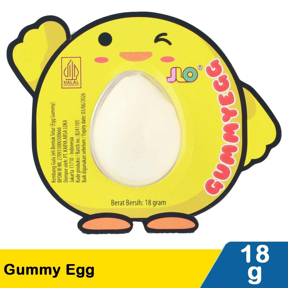 JLO GUMMY EGG  18g