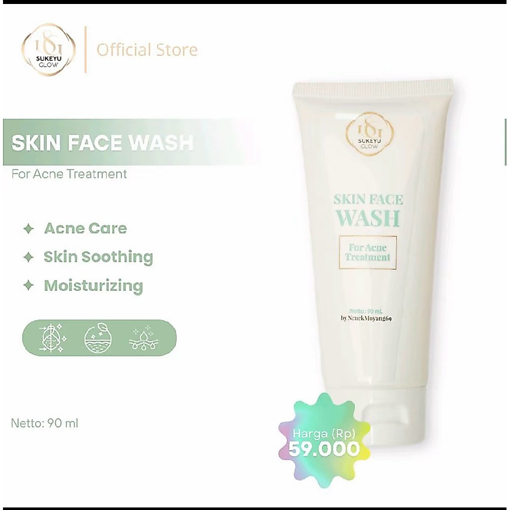 Sukeyu Glow Face wash acne
