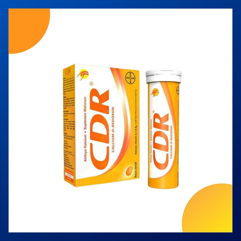 Cdr Effervescent Rasa Jeruk Box 20 Tablet