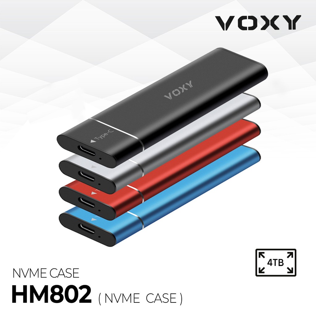 Case Casing SSD M2 M.2 NVME Voxy USB 3.0 HM802