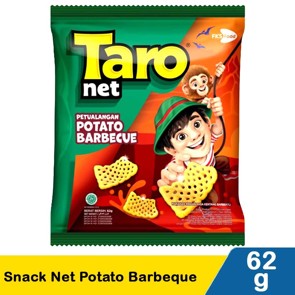 TARO SNACK NET POTATO BARBEQUE 62g
