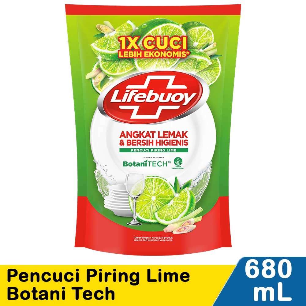 LIFEBUOY PENCUCI PIRING REF LIME 680/650mL