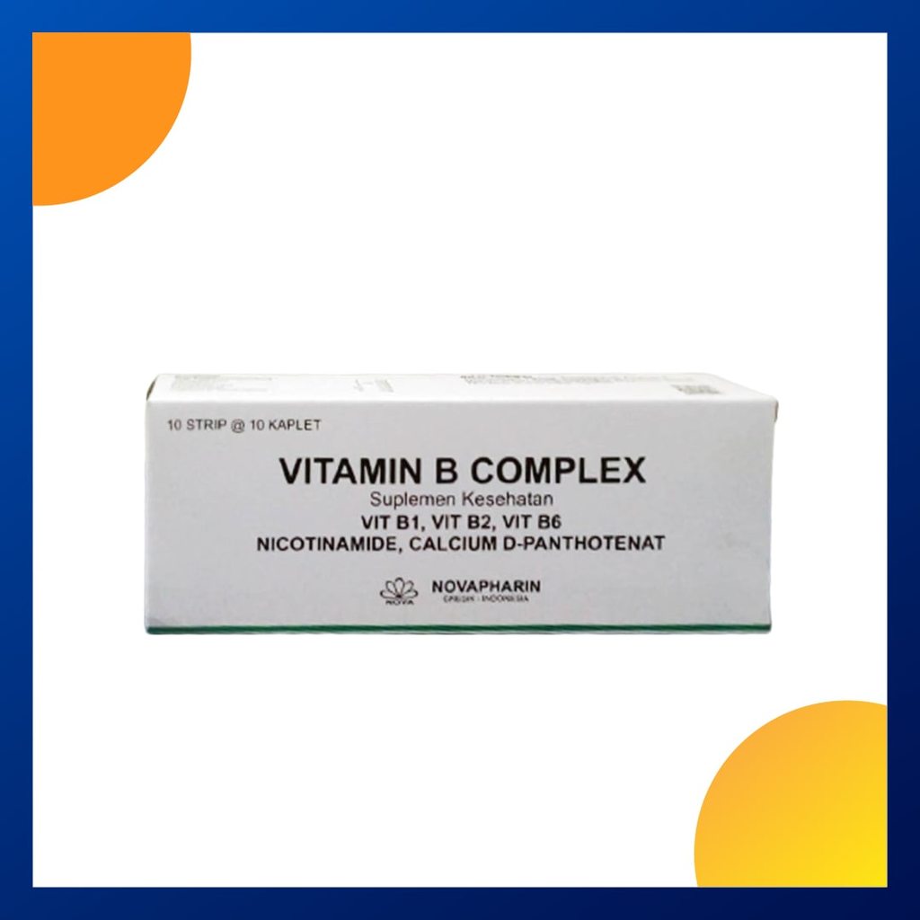 Vitamin B Complex Novapharin Box 100 Kaplet