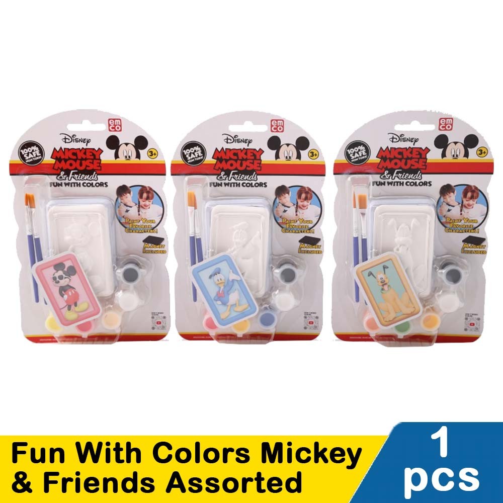 EMCO FUN WITH COLORS MICKEY&FRIENDS ASSORTED