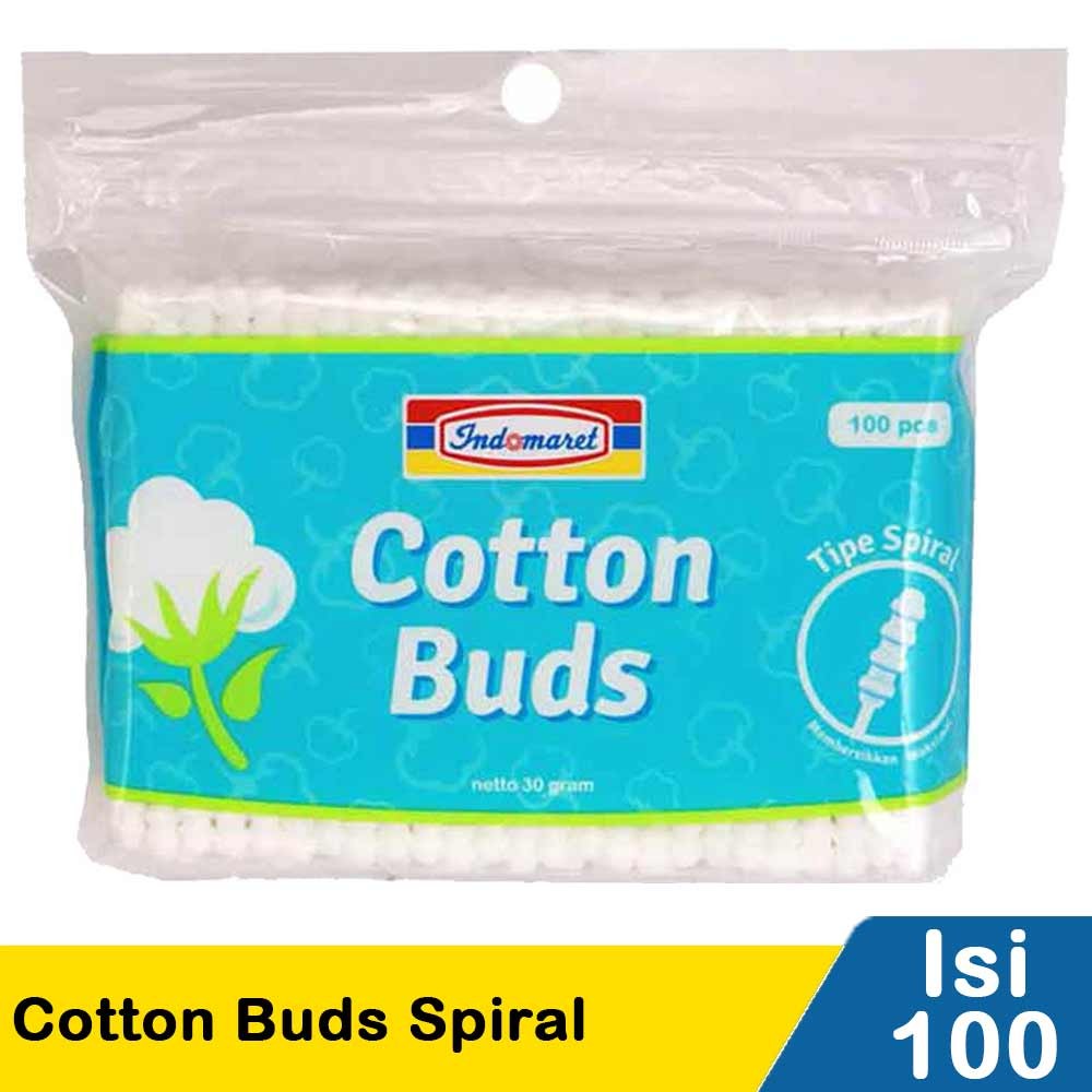 INDOMARET COTTON BUDS SPIRAL 100'S