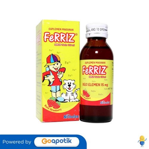 Ferriz Sirup Rasa Strawberry 100 Ml