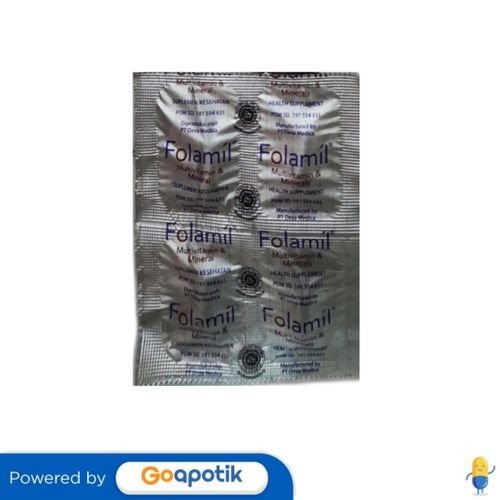 Folamil Strip Isi 4 Kaplet