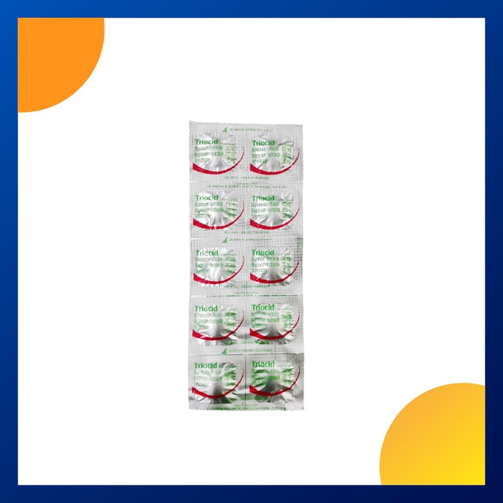 TRIOCID 1 STRIP @ 10 TABLET KUNYAH
